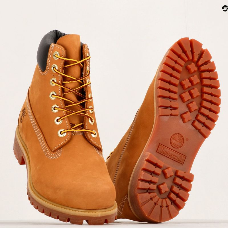 Bărbați Timberland Premium 6 Inch 6 Inch grâu nubuc cizme de trekking grâu 16