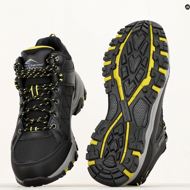 SKECHERS Selmen Melano pantofi de trekking pentru bărbați negru 14