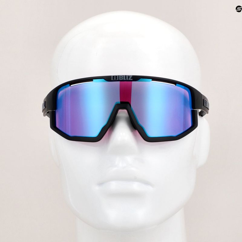 Ochelari de ciclism Bliz Fusion Nano Optics Nordic Light S2 negru mat/begonia/albastru violet multiplu 12