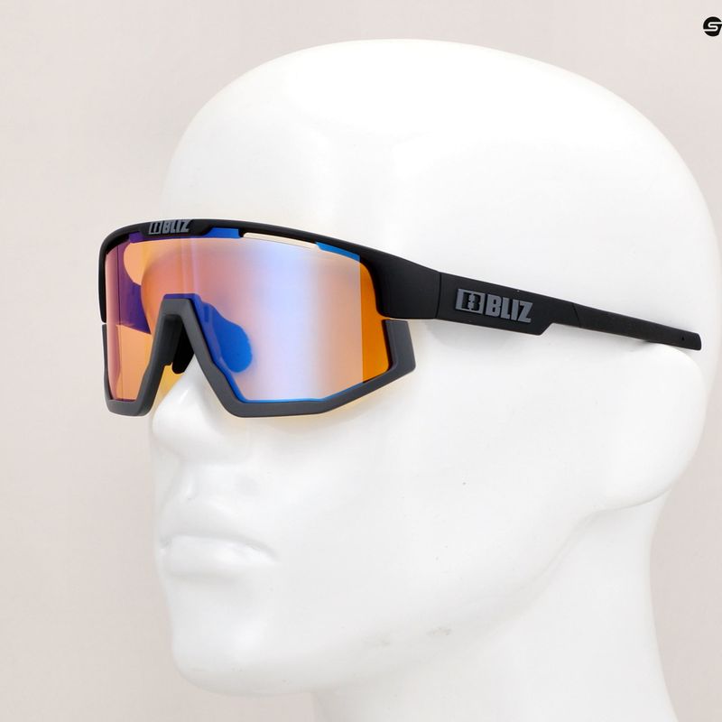 Bliz Vision Nano Optics Nordic Light S2 negru mat/coral deschis/albastru portocaliu ochelari de bicicletă multiplu 11