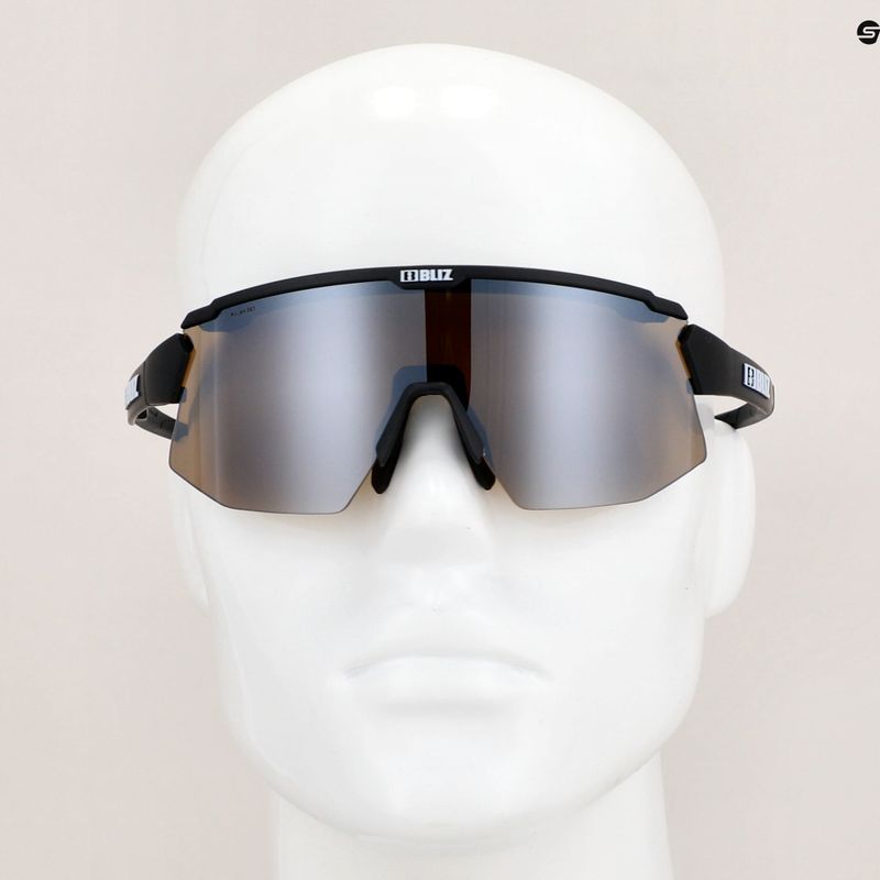 Ochelari de ciclism Bliz Breeze Polarized S3+S2 negru mat/maro argintiu oglindă/portocaliu de bază portocaliu 7