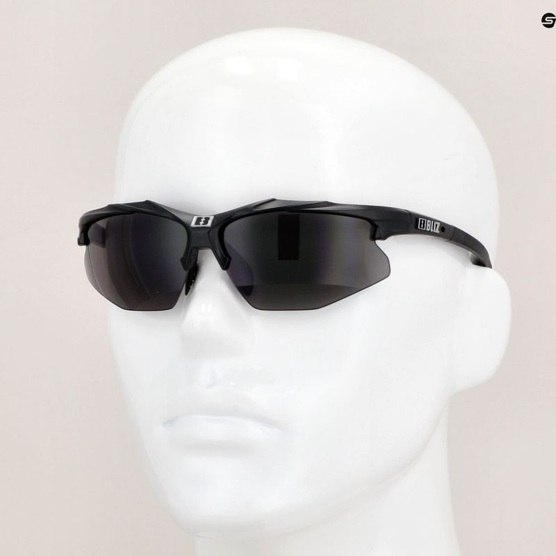 Ochelari de ciclism Bliz Hybrid Small S3 negru lucios/fumuriu 11