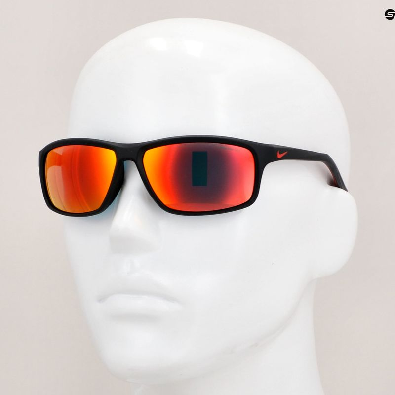 Ochelari de soare Nike Adrenaline 22 M matte black/university red/grey w/red lens 12