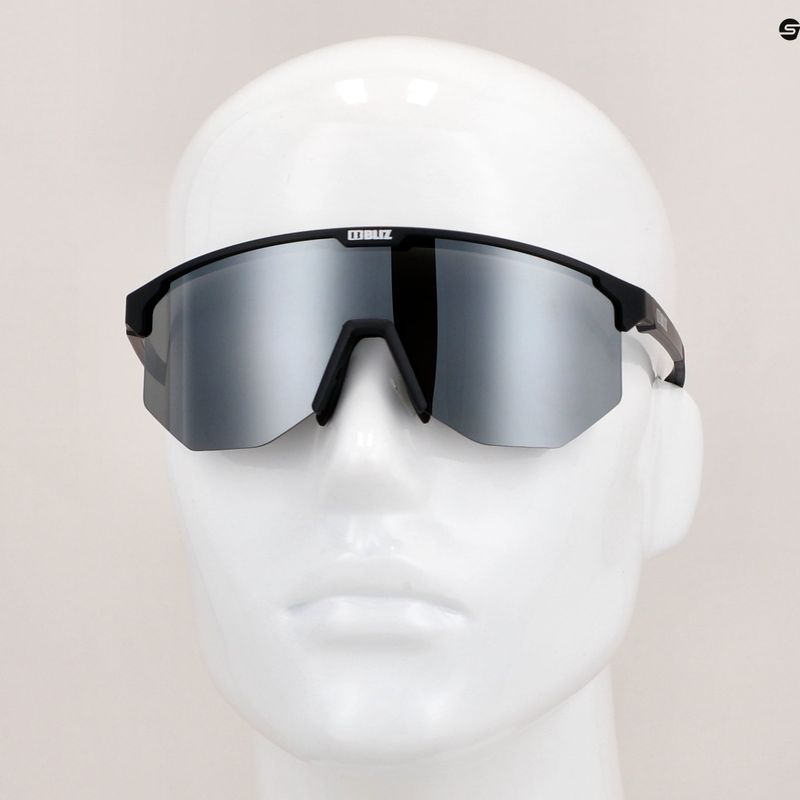 Ochelari de ciclism Bliz Hero S3 negru mat/argintiu fumuriu cu oglindă pentru ciclism 13