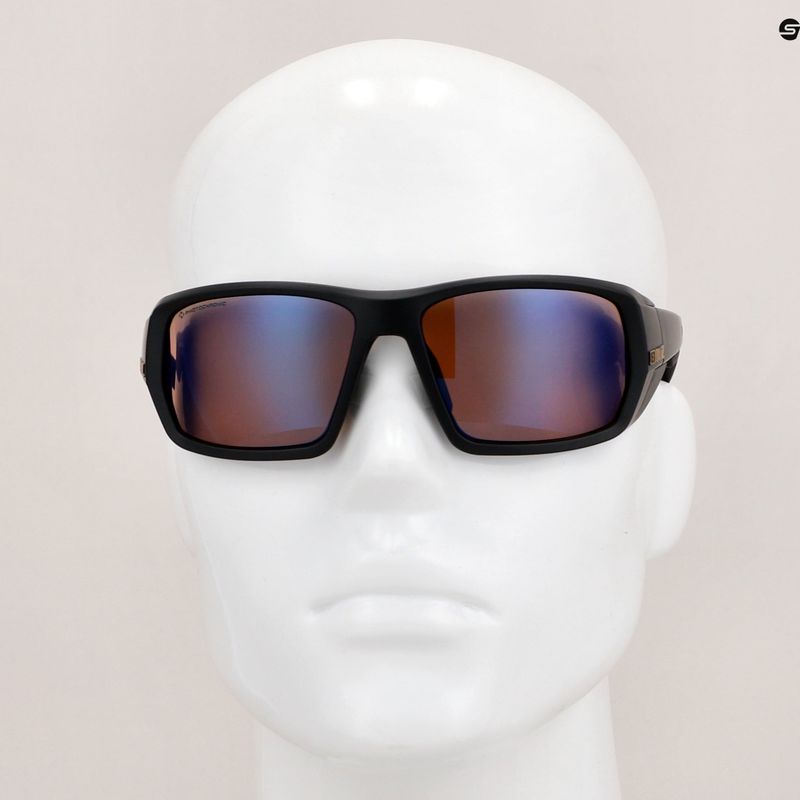 Ochelari de ciclism Bliz Peak Nano Optics Photochromic S2-S4 mat negru/maro albastru multiplu pentru ciclism 11