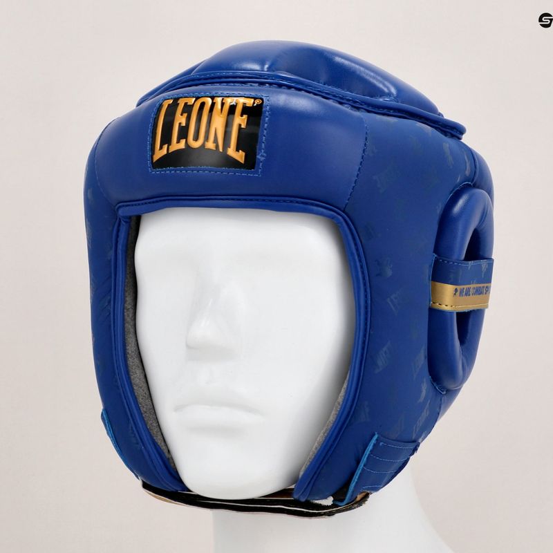 Leone 1947 Headgear Dna cască de box albastru CS444 15