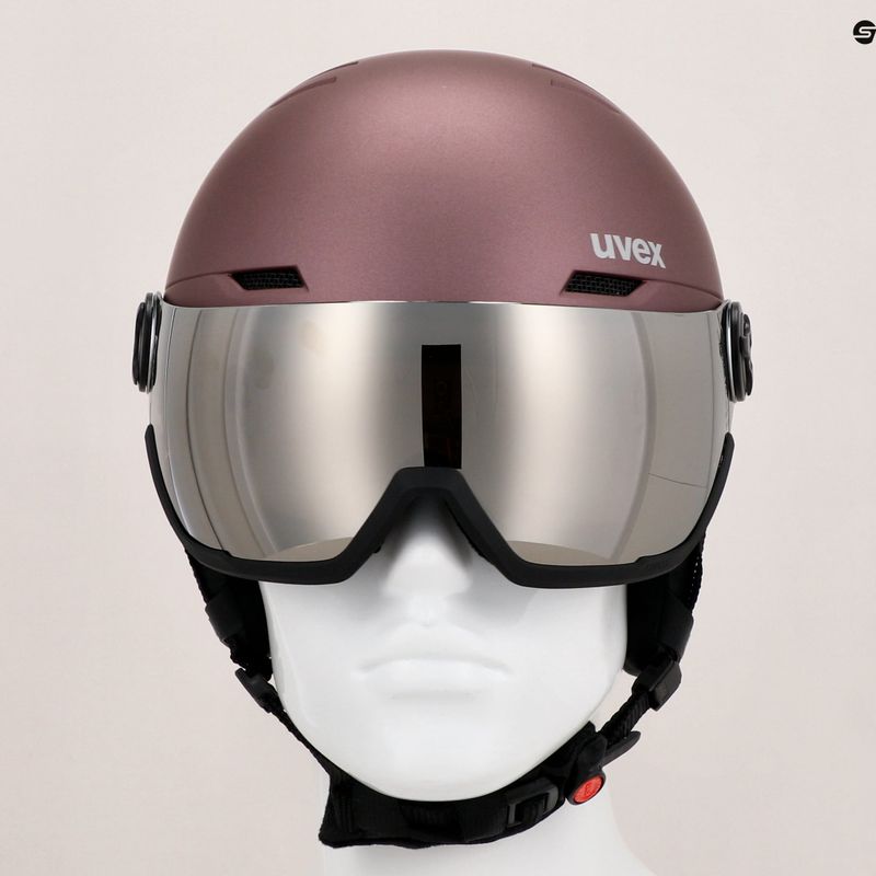 Cască de schi UVEX Wanted Visor violet 56/6/262/7005 13