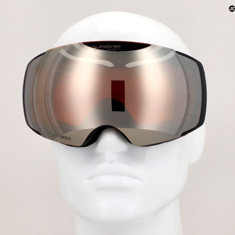 Ochelari de snowboard Quiksilver Greenwood S3 negru / clux mi argint 12