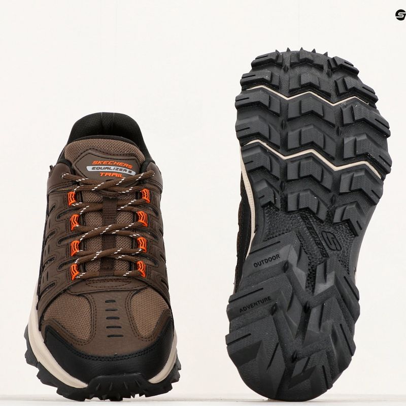 SKECHERS Equalizer 5.0 Trail Solix pantofi de trekking pentru bărbați maro/portocaliu 14