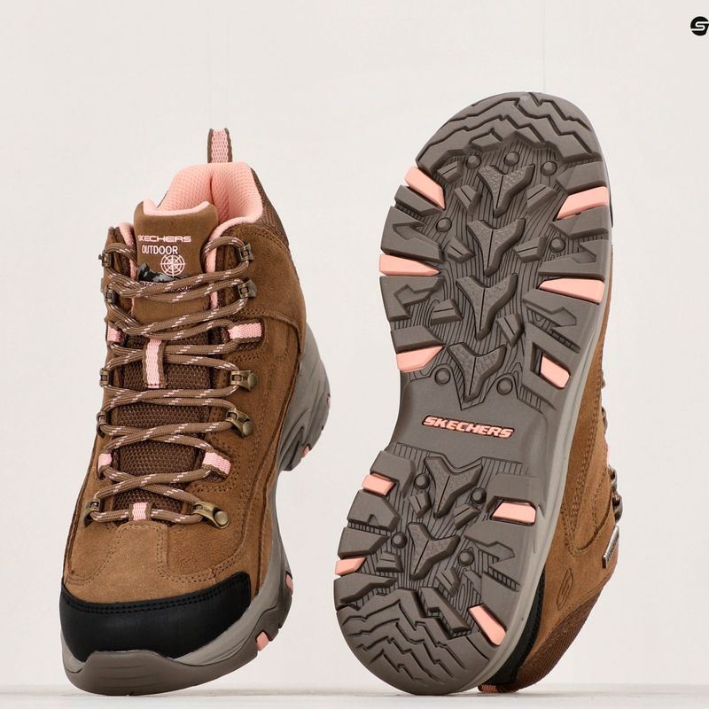 Cizme de trekking pentru femei SKECHERS Trego Alpine Trail maro/natural 14