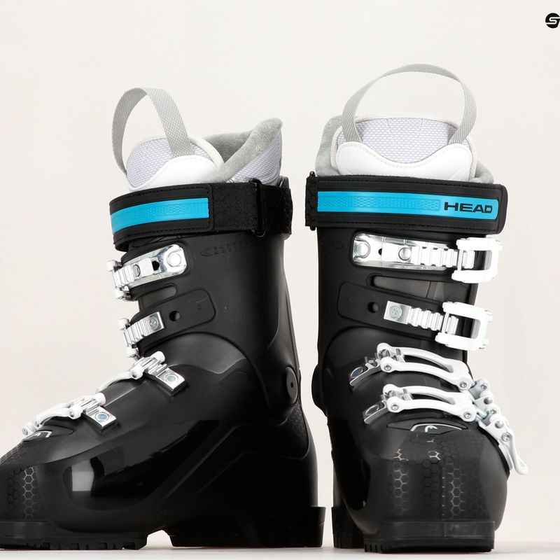 Ghete de schi pentru femei HEAD Edge Lyt 75 W HV negru/turquoise 9