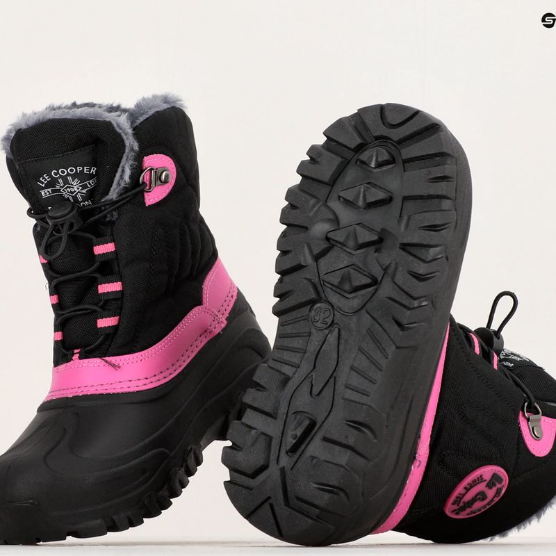 Ghete pentru copii Lee Cooper LCJ-21-44-0523 black/fuchsia 10