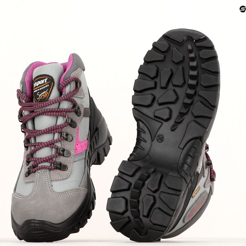 Cizme de trekking pentru femei Grisport gri 13316SCA7G 10
