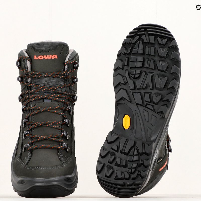 Încălțăminte LOWA Renegade GTX Mid anthrazit/mandarin 10