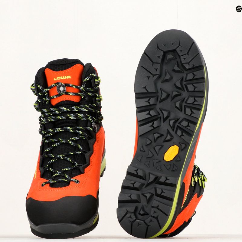 Încălțăminte LOWA Cadin II GTX Mid flame/limone 8