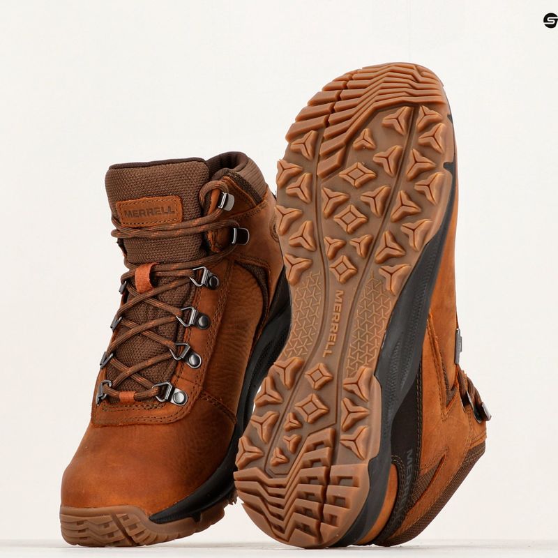 Încălțăminte de trekking pentru bărbați Merrell Erie Mid Ltr WP toffee 8