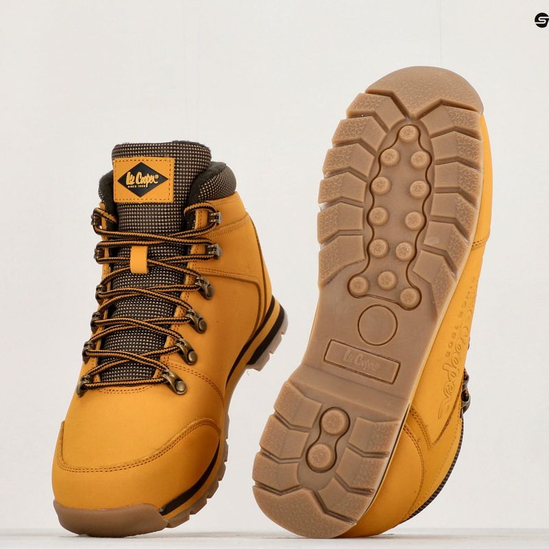 Încălțăminte de trekking pentru bărbați Lee Cooper LCJ-21-01-0706 camel 9