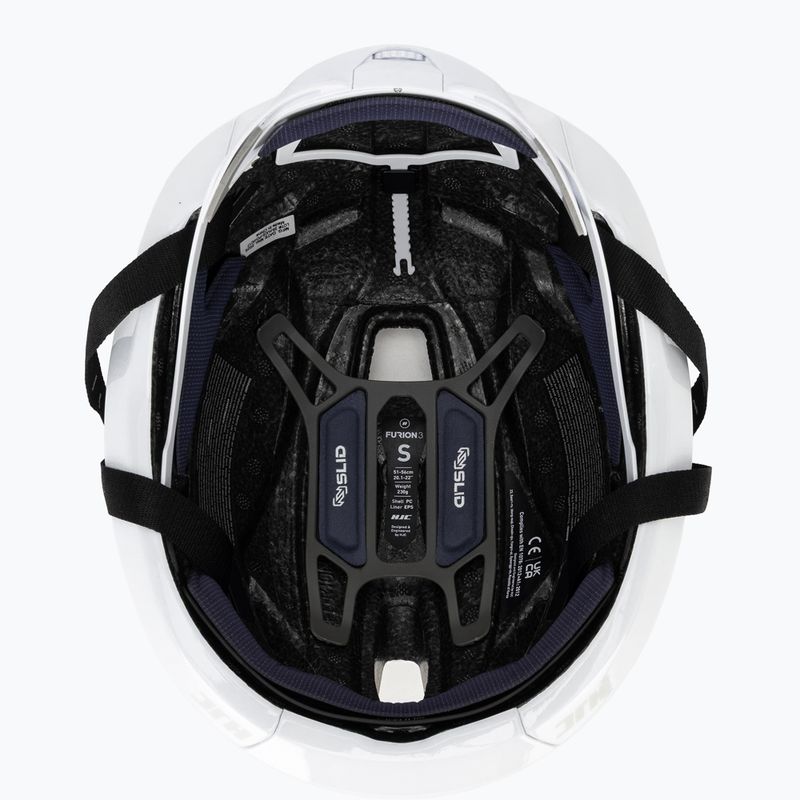 Cască de ciclism HJC Furion 3 white hologram 5
