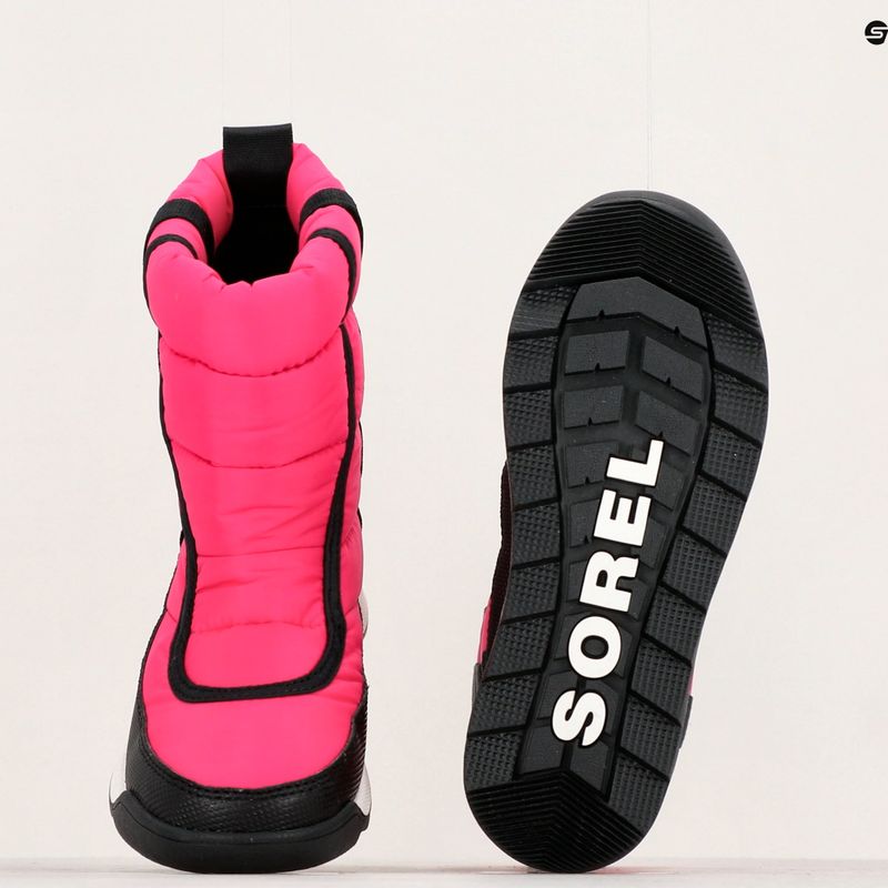 Ghete junior Sorel Outh Whitney II Puffy Mid cactus pink/black 16