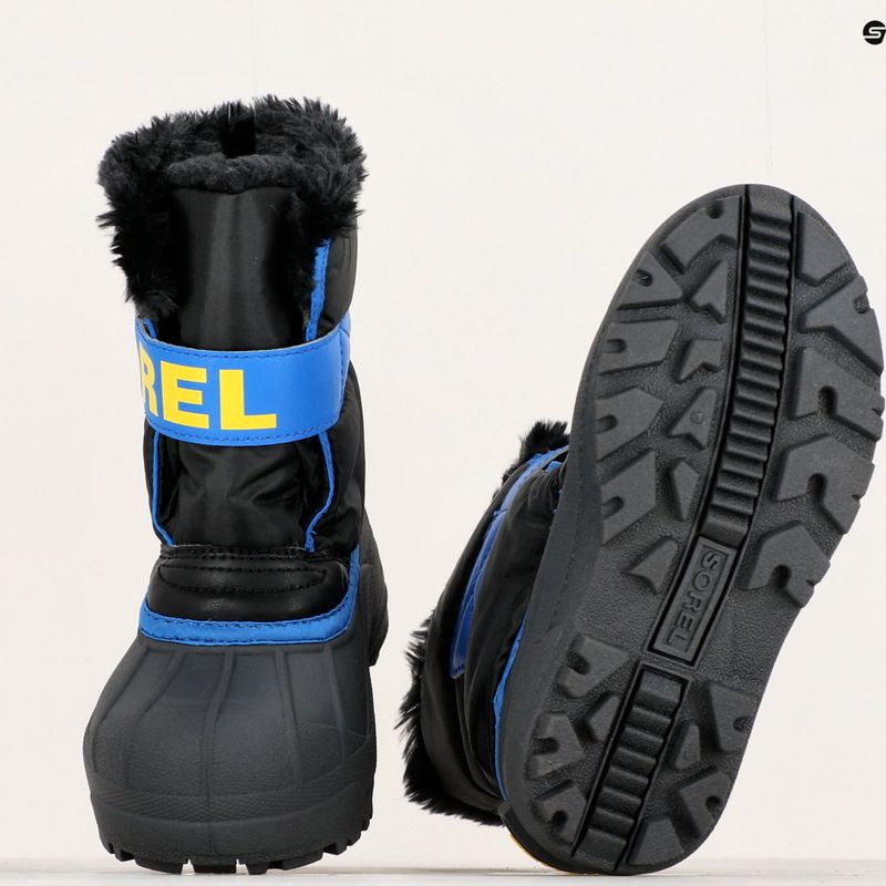Ghete junior Sorel Snow Commander black/super blue