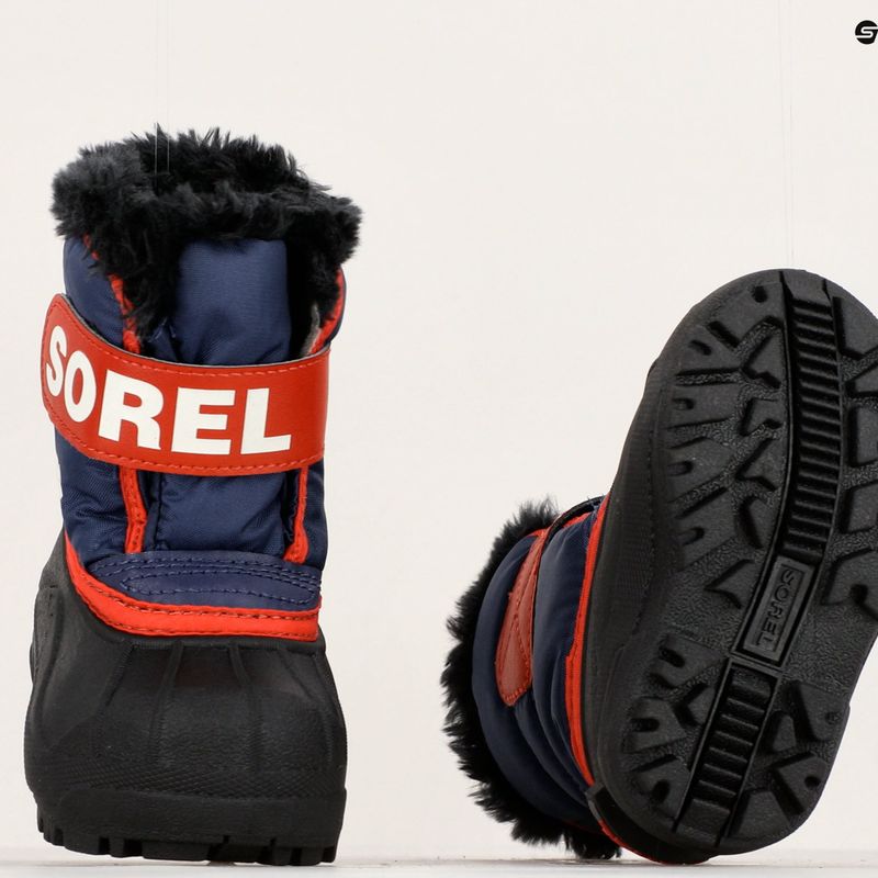 Ghete pentru copii Sorel Snow Commander nocturnal/sail red 15