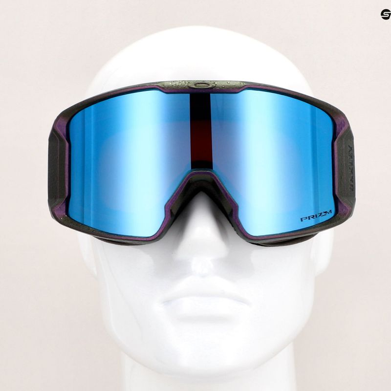 Ochelari de schi Oakley Line Miner fractel liliac/prismă safir iridiu 7