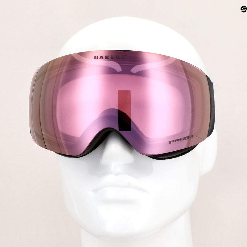 Ochelari de schi Oakley Flight Deck negru mat/prizm snow hi pink 8