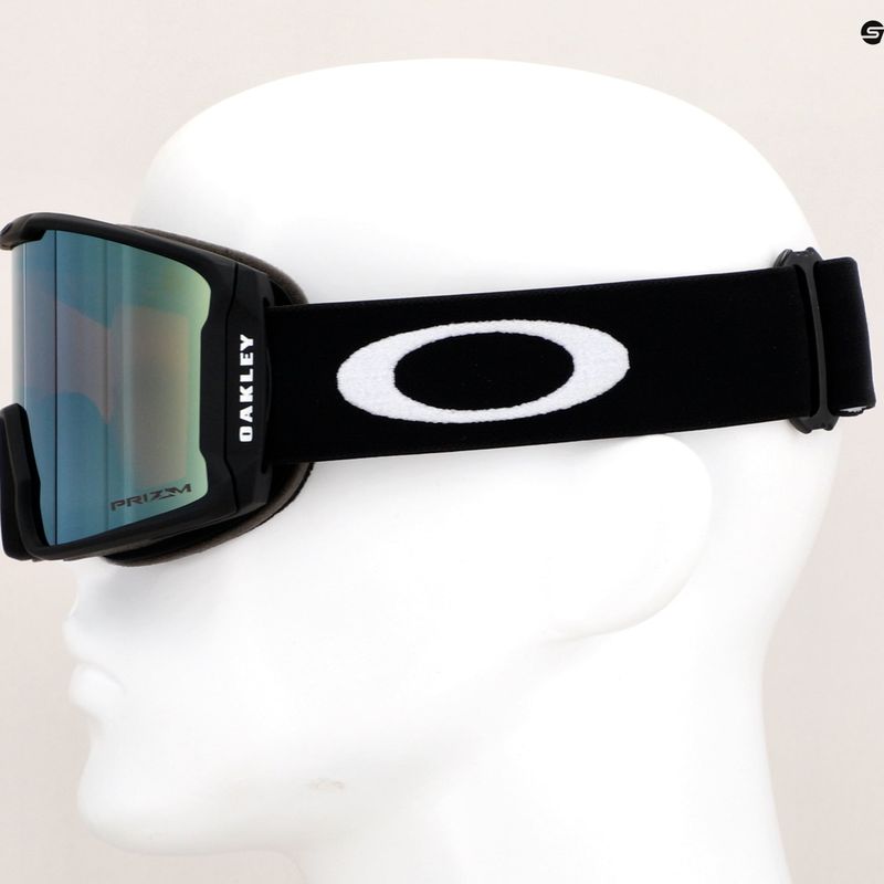 Ochelari de schi Oakley Line Miner negru mat/prizm sage gold 7