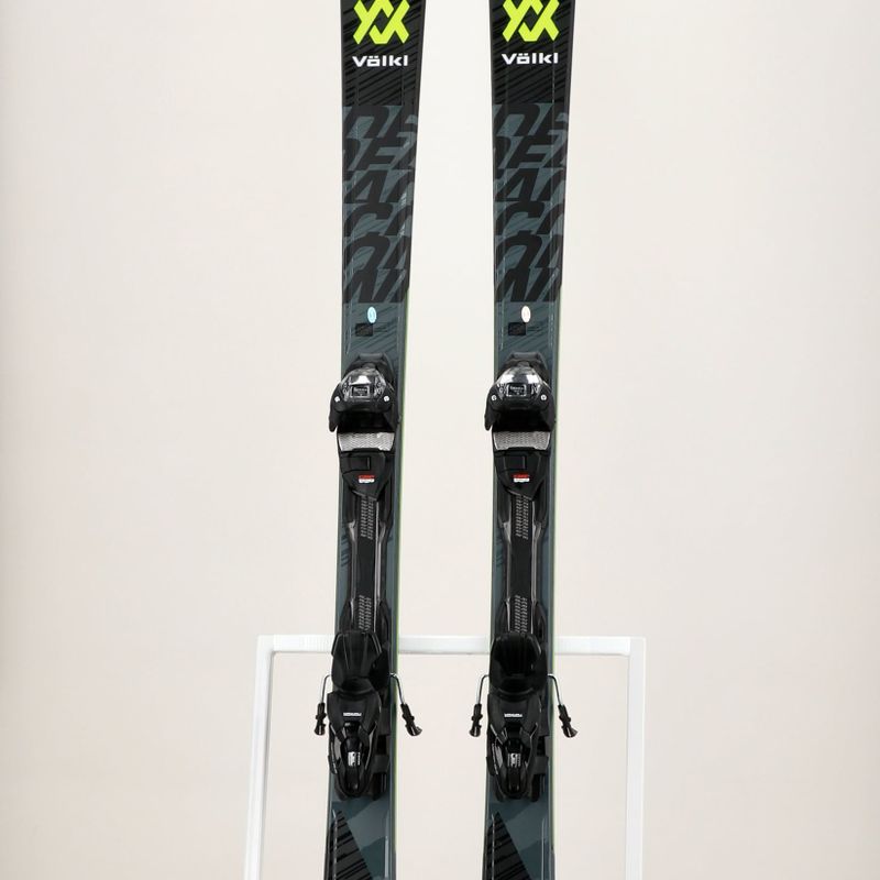Schi alpin Völkl Deacon XTD + vMotion 10 GW negru/verde lămâie 10