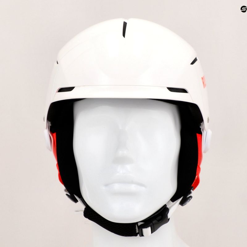 Cască de schi Rossignol Hero Slalom Impacts + Chinguard alb 13