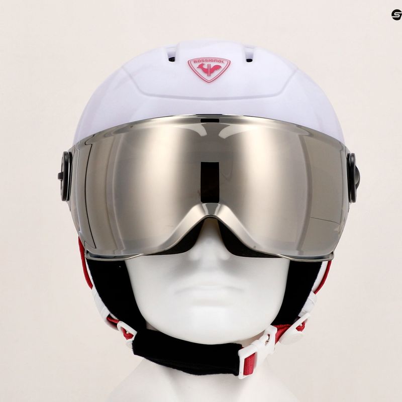 Cască de hochei pentru copiiRossignol Whoopee Visor Impacts white 13