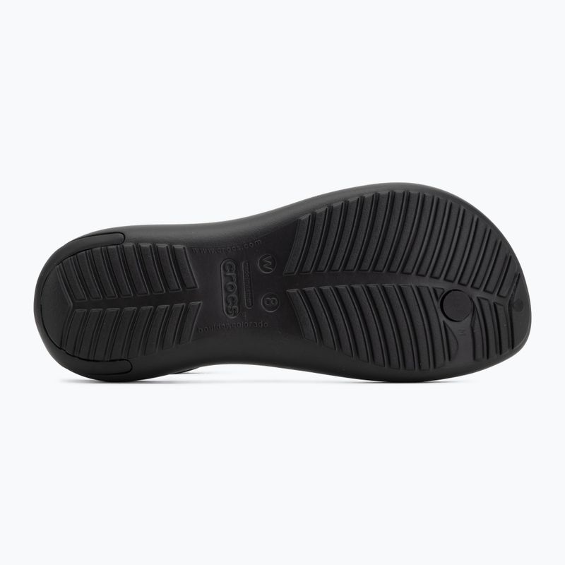 Șlapi pentru femei Crocs Sexi Flip black/black 4