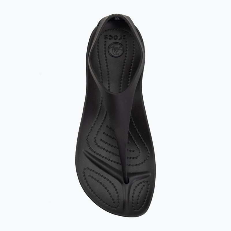 Șlapi pentru femei Crocs Sexi Flip black/black 5