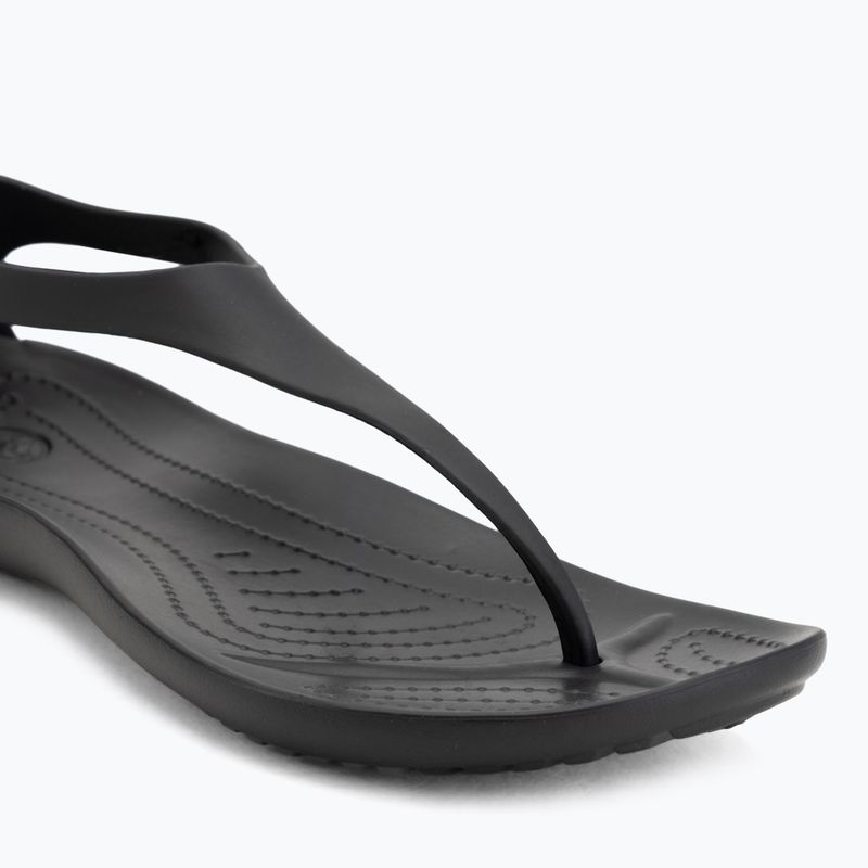 Șlapi pentru femei Crocs Sexi Flip black/black 7