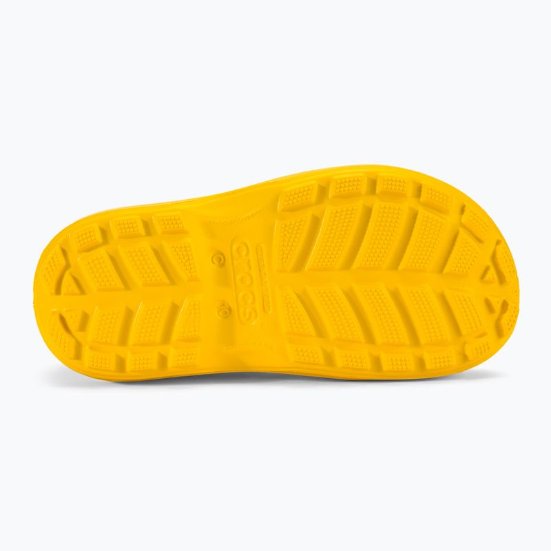 Papuci pentru copii Crocs Handle Rain Boot Kids yellow