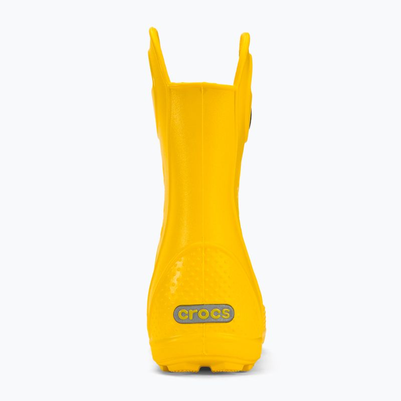 Papuci pentru copii Crocs Handle Rain Boot Kids yellow 7