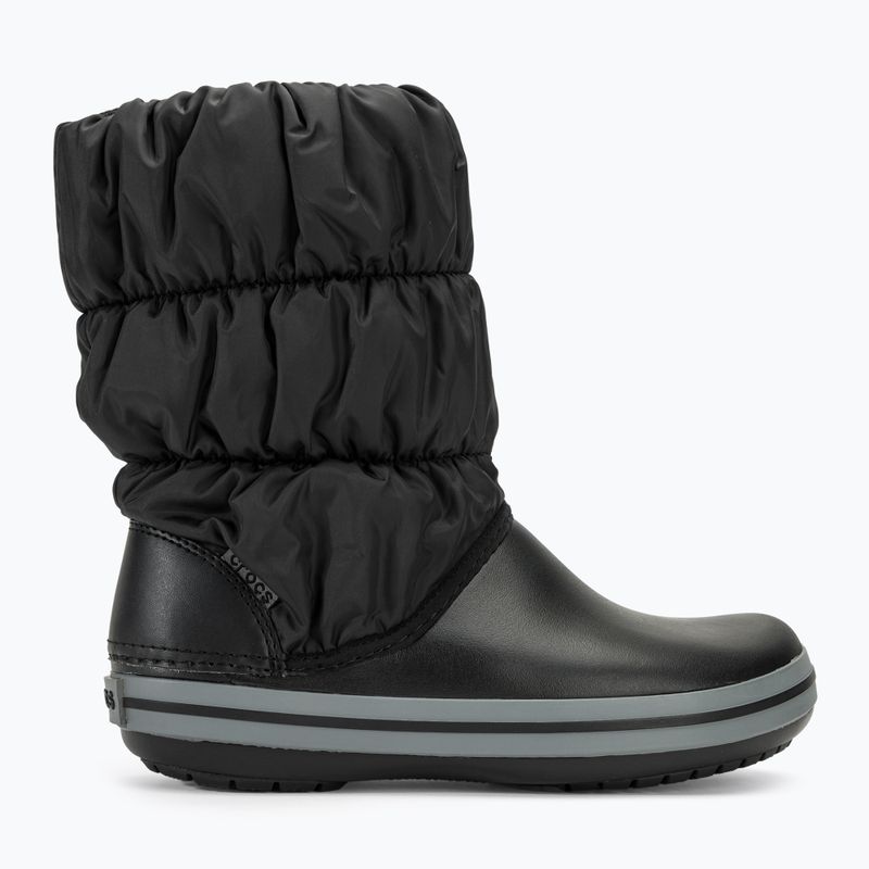Ghete pentru femei Crocs Winter Puff black/charcoal 2