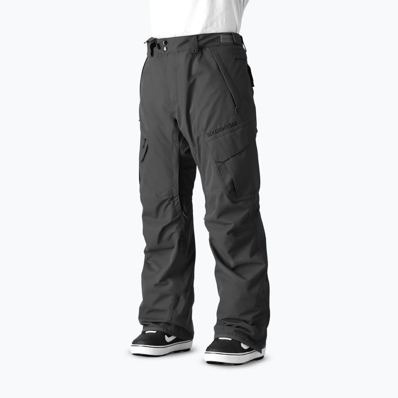 Pantaloni de snowboard pentru bărbați 686 Smarty 3-in-1 Cargo charcoal 2