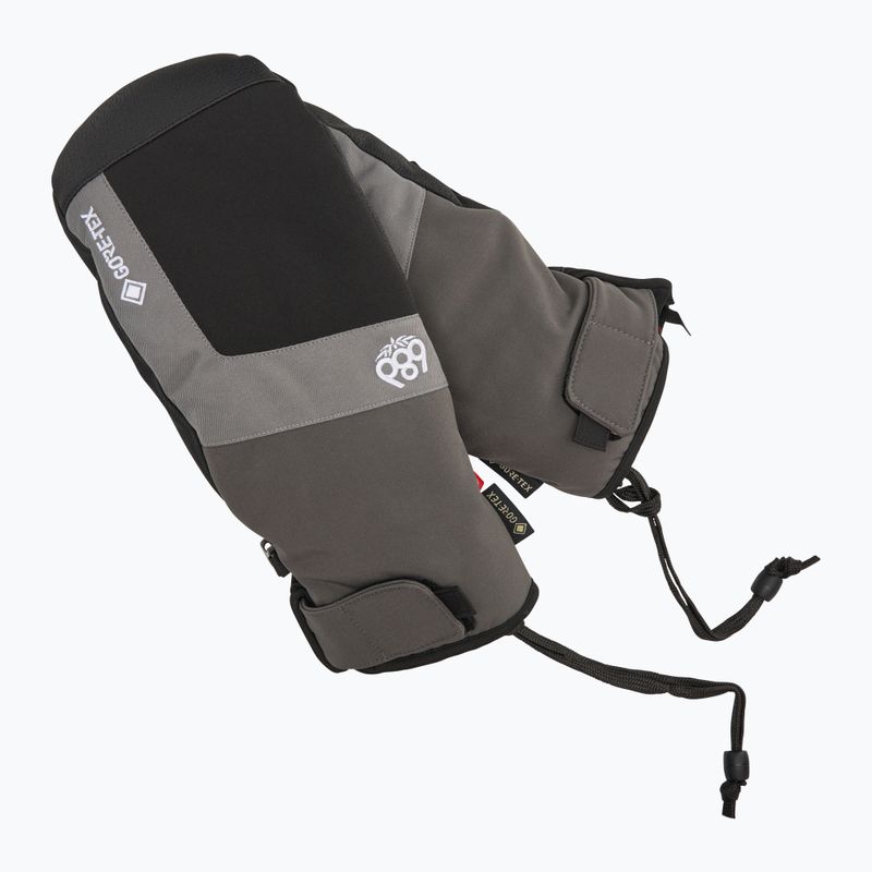 Mănuși de snowboard pentru bărbați 686 Gore-Tex Linear Under Cuff Mitt charcoal 6