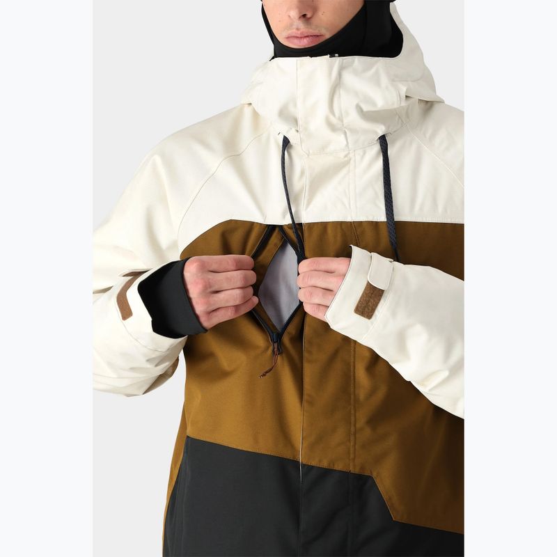 Geacă de snowboard pentru bărbați 686 Geo birch wash colorblock 4