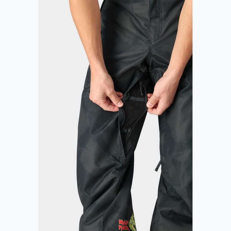 Pantaloni de snowboard pentru bărbați 686 Standard iron maiden eddies black 3