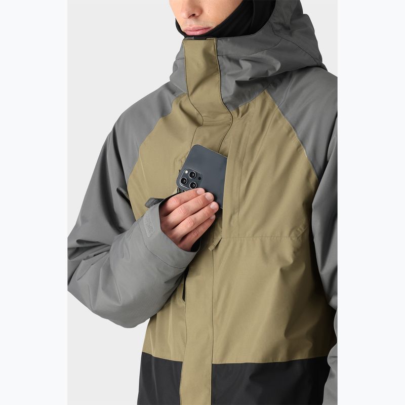 Geacă de snowboard pentru bărbați 686 Gore-Tex Core Insulated rhino grey colorblock 6