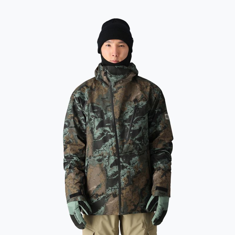 Geacă de snowboard pentru bărbați 686 Hydra Thermagraph cypress green hemisphere