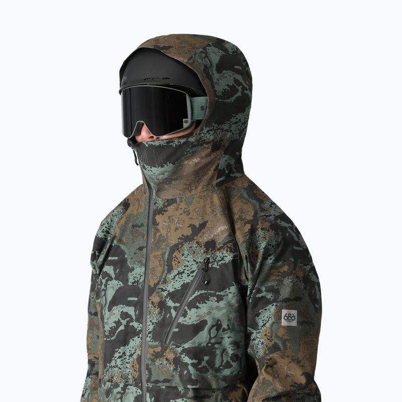 Geacă de snowboard pentru bărbați 686 Hydra Thermagraph cypress green hemisphere 4