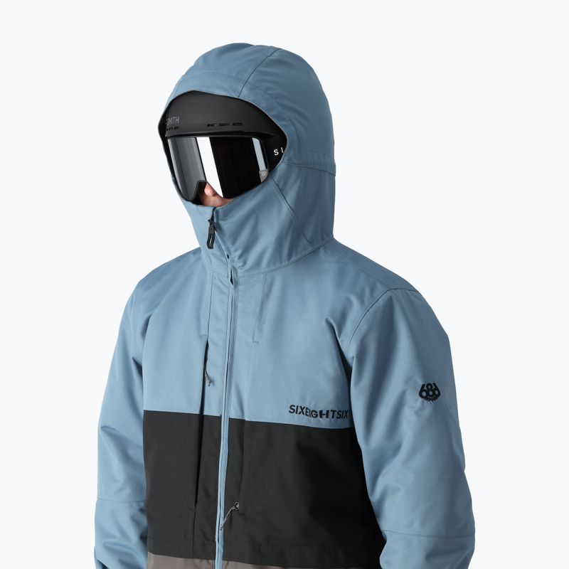 Geacă de snowboard pentru bărbați 686 Smarty 3-in-1 Form stellar blue colorblock 4