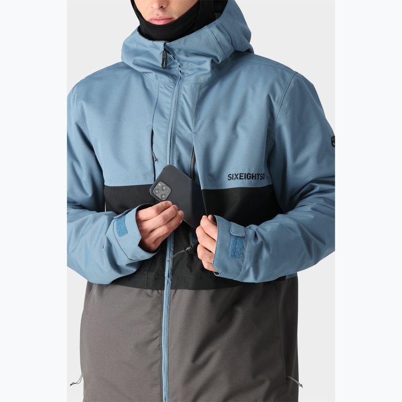 Geacă de snowboard pentru bărbați 686 Smarty 3-in-1 Form stellar blue colorblock 6