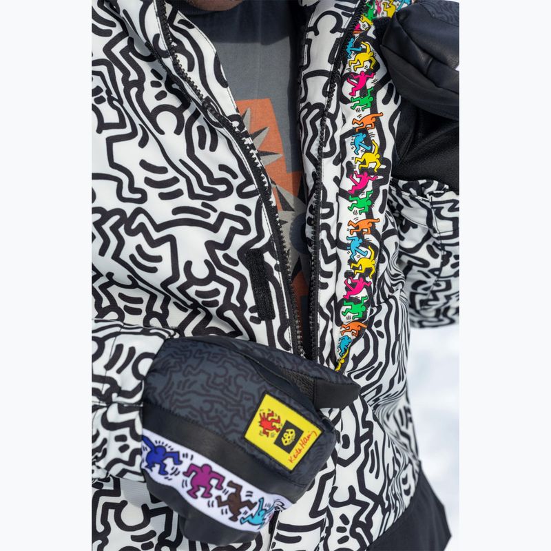 Geacă de snowboard pentru bărbați 686 Spectra Insulated keith haring white colorblock 2