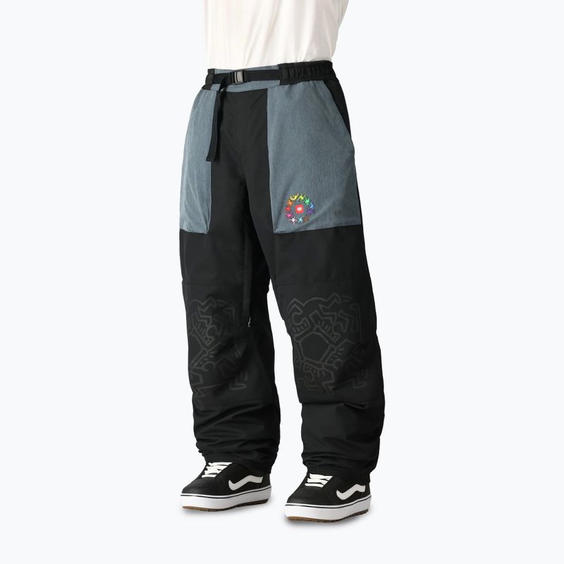 Pantaloni de snowboard pentru bărbați 686 Ghost keith haring denim colorblock