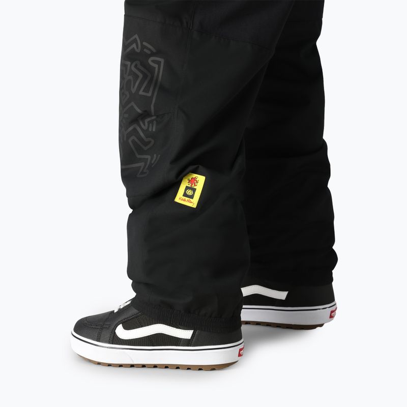 Pantaloni de snowboard pentru bărbați 686 Ghost keith haring denim colorblock 6