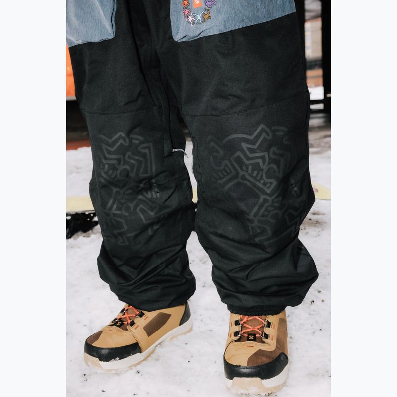 Pantaloni de snowboard pentru bărbați 686 Ghost keith haring denim colorblock 7